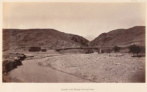 Die Brücke bei Surakh-aub, 1879 von John Burke