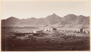 Westliches Ende des Dakka-Forts, Blick auf Khurd Khyber von John Burke