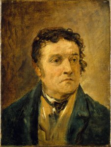 Porträt von Thomas Allen, einem Bewohner des Greenwich Hospitals, um 1832, zur Erinnerung an die Schlacht von Trafalgar (1805) von John Burnet