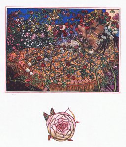 Lied von Gulbaz, Illustration aus The Garden of Kama (and other lyrics from India), 1920