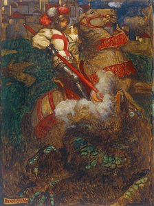 St. Georg tötet den Drachen, 1908