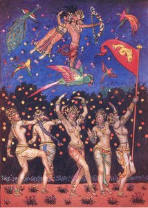 Der Garten von Kama, Illustration aus The Garden of Kama (and other lyrics from India), 1920