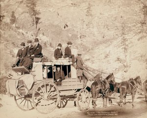 Der Deadwood Coach reist durch South Dakota
