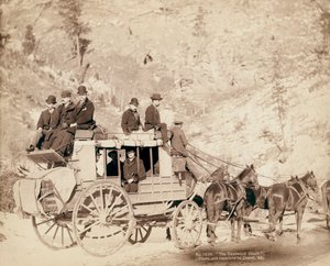 Die alte West-Deadwood-Kutsche
