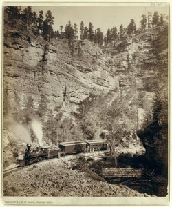Zug durch Elk Canyon von John C. H. Grabill