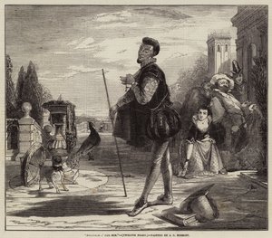 Malvolio in der Sonne, Was ihr wollt von John Callcott Horsley