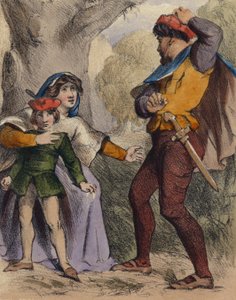 Margarete von Anjou und ihr Sohn von John Callcott Horsley