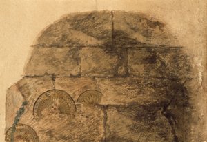 Studie der Wandmalereien im Kapitelhaus