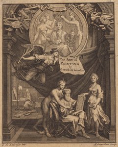 Titelseite von Die Kunst der Malerei, von Gerard de Lairesse