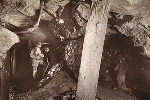 Heave, Blick nach Westen, Blue Hills Mine, Illustration aus 