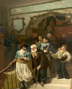Freunde in der Not, Weihnachtstag im Dreadnought Hospital, Greenwich von John Charles Dollman