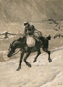 Der Weihnachtsbriefträger von John Charles Dollman