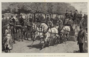 Ein Treffen des Four-in-Hand Clubs im Hyde Park von John Charlton