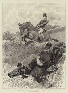 Jagd in Cardiganshire, ein fauler Abhang