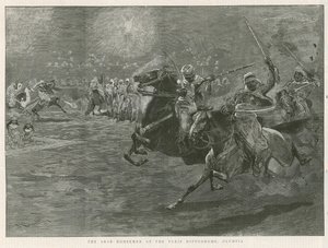 Die arabischen Reiter im Pariser Hippodrom, Olympia