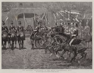 Das Militärturnier in der Royal Agricultural Hall von John Charlton