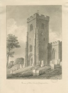 Alton Kirche - Turm von John Chessell Buckler