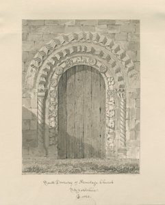 Armitage Kirche - Südportal von John Chessell Buckler