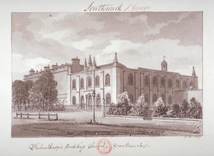 Kapelle der Philanthropic Society Institution, London Road, Southwark, London, 1827 von John Chessell Buckler