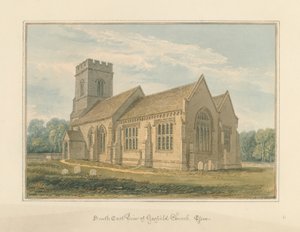Essex - Gosfield Kirche von John Chessell Buckler