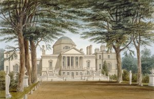 Vorderansicht von Chiswick House, Chiswick, Hounslow, London