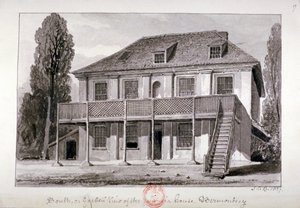 Jamaica House, Cherry Garden Street, Bermondsey, London von John Chessell Buckler