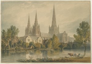 Lichfield Kathedrale - Südwestansicht