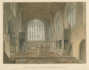 Arundel Kirche - Die Fitzalan Gräber von John Chessell Buckler