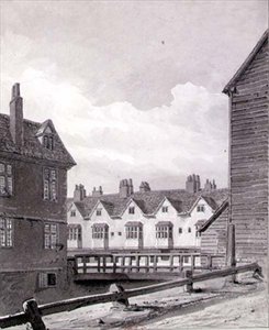 Ansicht des Folly bei Dockhead, Bermondsey von John Chessell Buckler