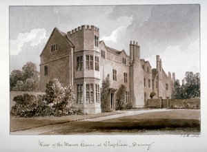 Ansicht des Herrenhauses in Clapham, Surrey, 1823 von John Chessell Buckler