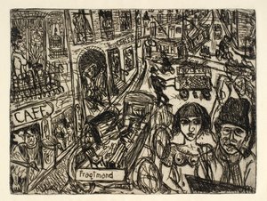 Straßenleben in Nørrebro von John Christensen