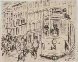 Linie 16 (Straßenbahn) fährt um die Ecke von John Christensen