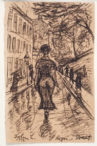 Regen in der Gasse von John Christensen