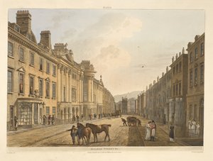 Milsom Street, Bath, illustriert durch eine Serie von Ansichten, nach den Zeichnungen von J. C. Nattes; mit Beschreibungen zu jeder Platte. John Claude Nattes 1806
