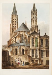 Die Kirche von St. Germains, Illustration aus Versailles, Paris und Saint Denis, veröffentlicht 1810