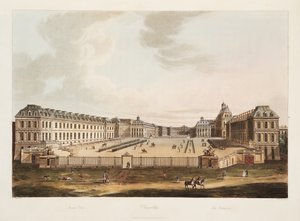Der Eingang, Illustration aus Versailles, Paris und Saint Denis, veröffentlicht 1805