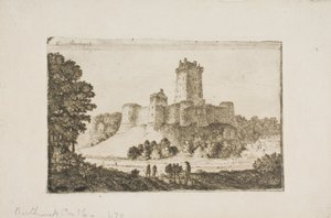 Borthwick Castle von John Clerk of Eldin