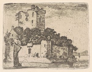 Schloss Loch Orr von John Clerk, of Eldin