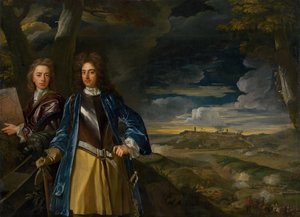 Michael Richards 1673-1721 und John Richards 1669-1709 bei der Belagerung von Belgrad 1690, 1700 von John Closterman