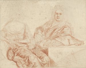 Porträt von Grinling Gibbons und seiner Frau