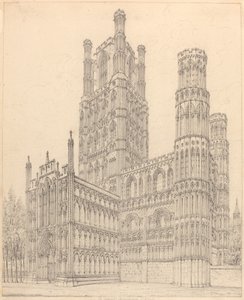 Ely Cathedral, Cambridgeshire, S.W. Ansicht von John Coney