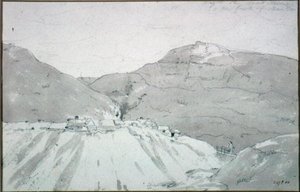 Eine Bleimine am Fuß des Mam Tor von John Constable