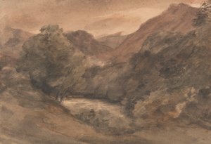 Borrowdale: Abend nach einem schönen Tag, 1. Oktober 1806 von John Constable