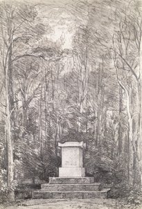 Kenotaph für Sir Joshua Reynolds in Coleorton Hall, Leicestershire, 1823 von John Constable