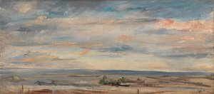 Wolkenstudie, früher Morgen, Blick nach Osten von Hampstead, 1821