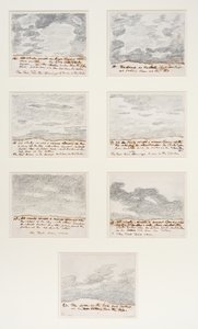 Wolkenstudien (nach Alexander Cozens