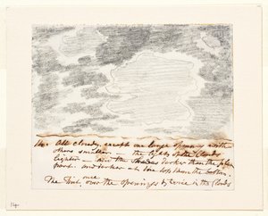 Wolkenstudie (nach Alexander Cozens