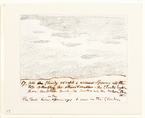 Wolkenstudie (nach Alexander Cozens