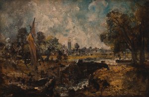 Dedham Schleuse, 1819 bis 1820 von John Constable