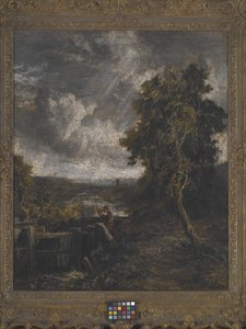 East Bergholt - Schleuse am Stour von John Constable
